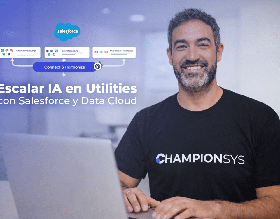 Cómo las Utilities pueden escalar Inteligencia Artificial con Salesforce y Data Cloud. Arquitectura de datos, Energy Intelligence y transformación en Oil & Gas.