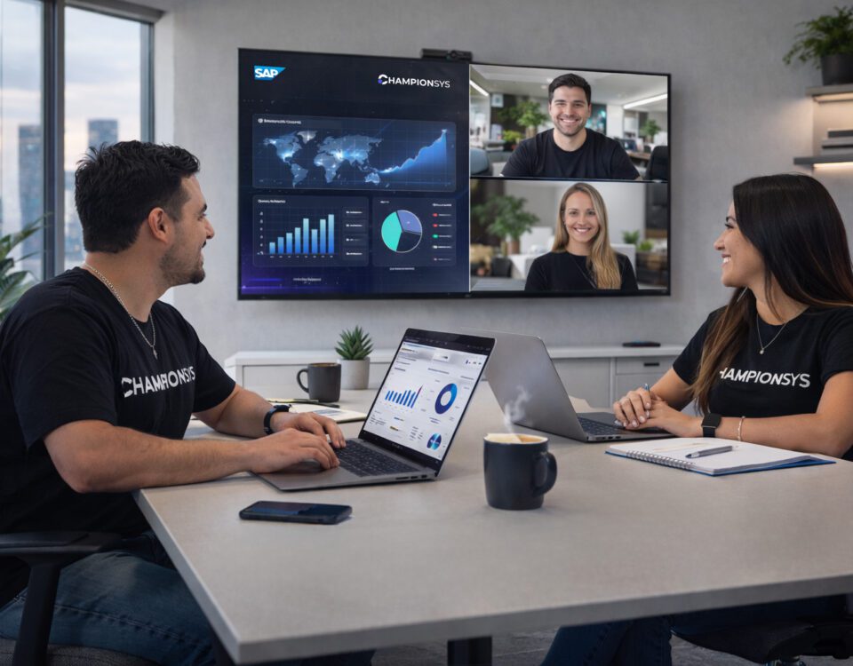 Equipo analizando dashboards de nómina en SAP HCM durante proceso de cierre mensual